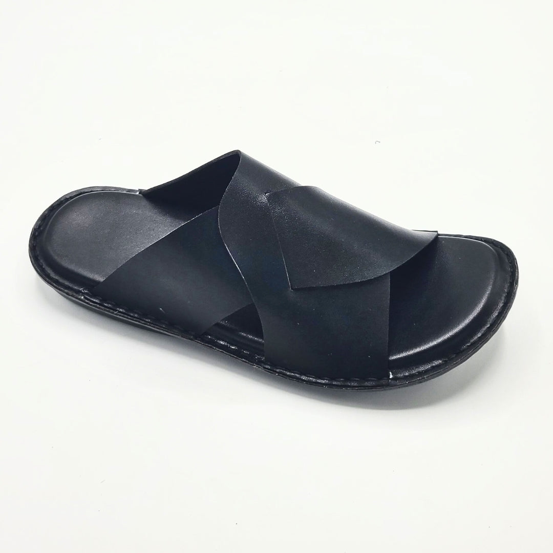 Handmade Slippers (Soft Sole Black)
